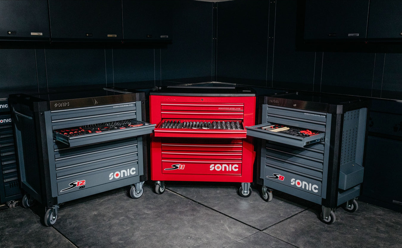 Full range of Sonic Toolboxes and Tools