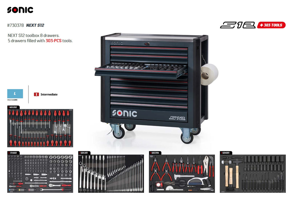 NEXT S12 Toolbox 303pcs