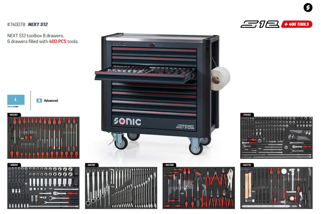 NEXT S12 Toolbox 400pcs