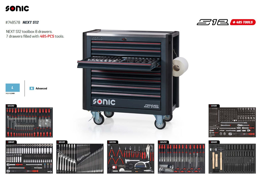 NEXT S12 Toolbox 485pcs