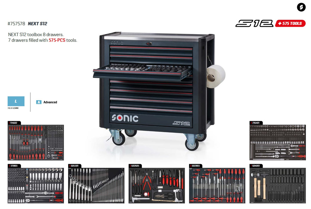 NEXT S12 Toolbox 575pcs