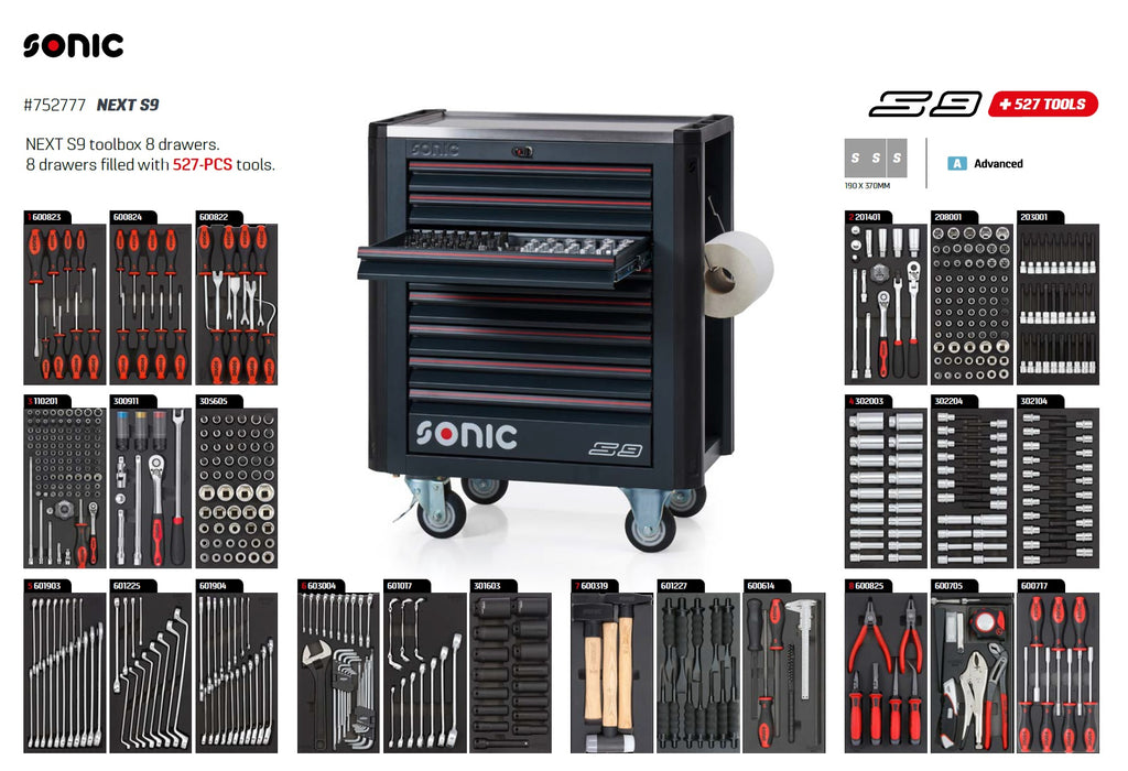 NEXT S9 Toolbox 527pcs