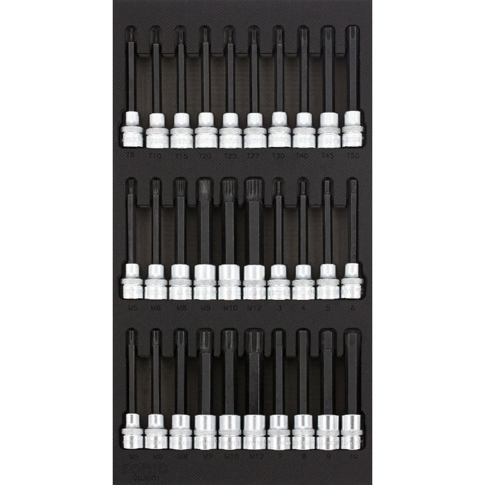 Bit Socket Set 3/8", 30-PCS - SMALL