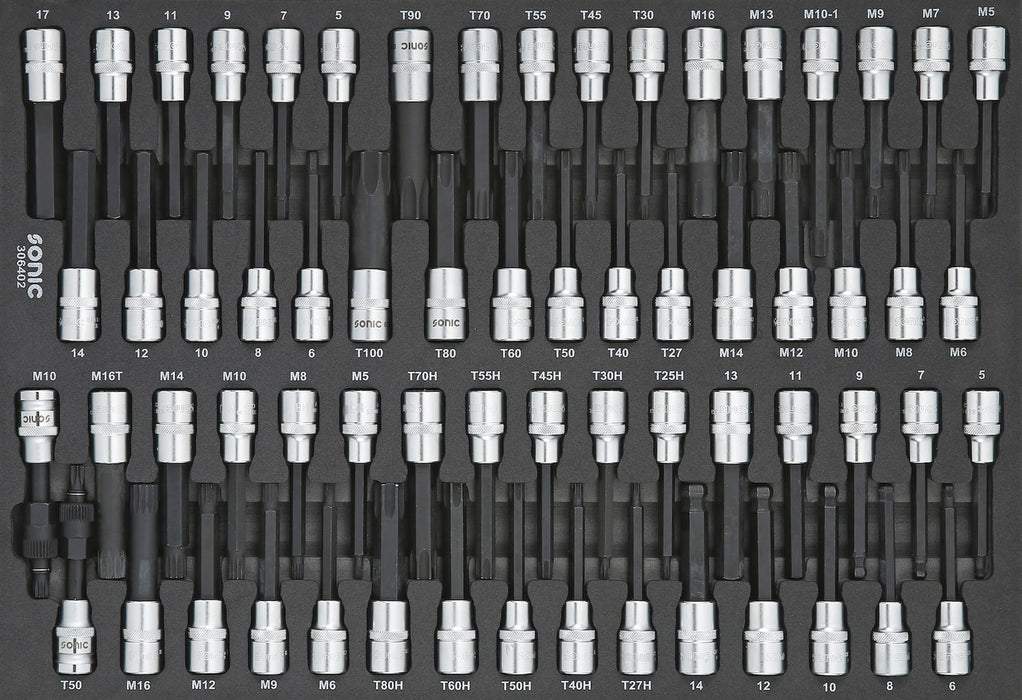 Bit Socket Set 1/2", 64-PCS - MEDIUM