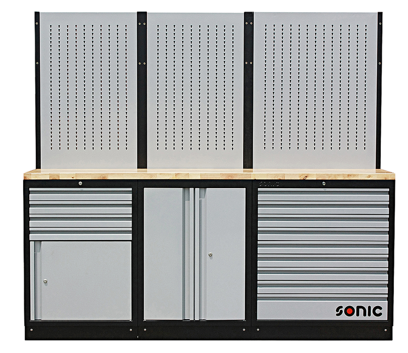 MSS 674mm/845mm setup with 13 drawers with wooden top blade