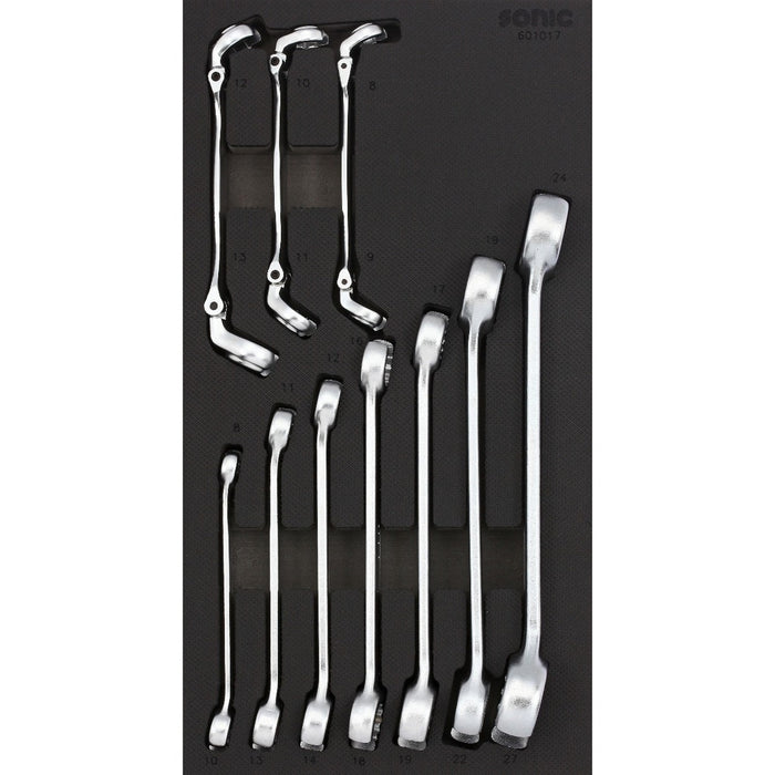 Flare Nut Wrench Set, 10-PCS - SMALL