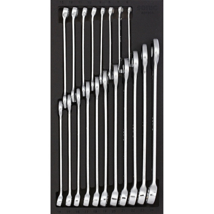 Combo Wrench Set, 19-PCS - SMALL