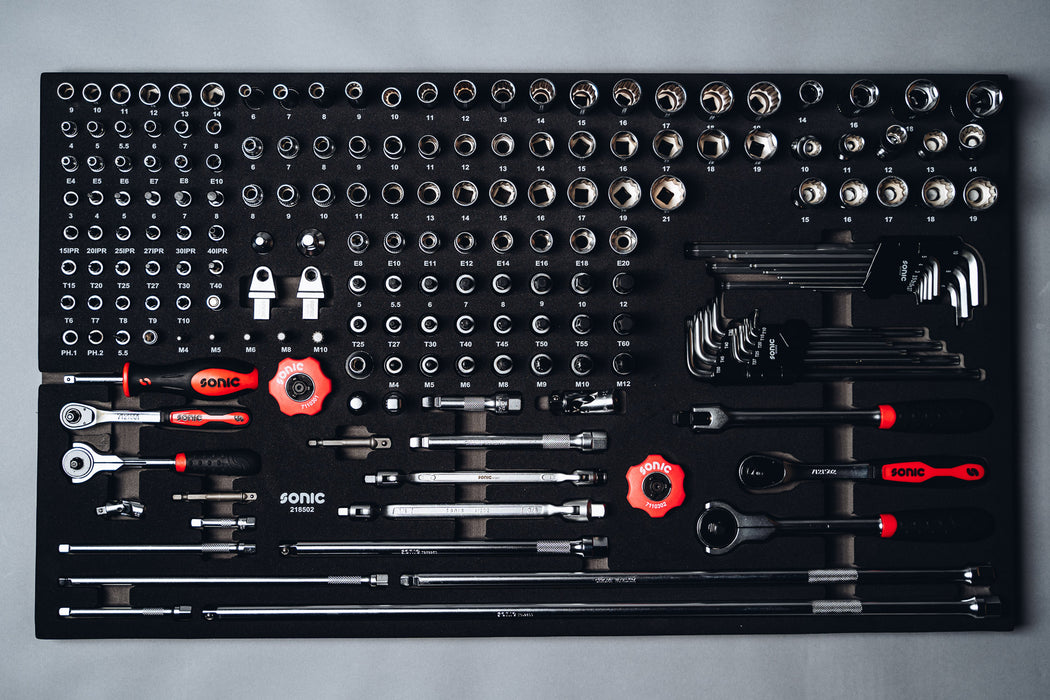 Socket Set 1/4" 3/8", 185-PCS - LARGE
