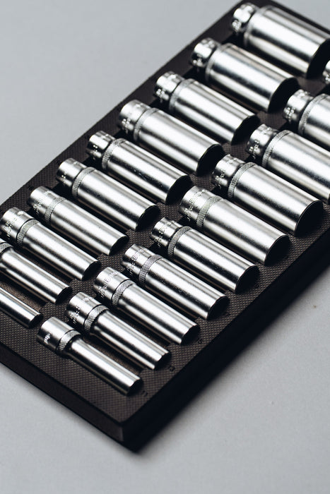 Deep Socket Set 1/2", 20-PCS - SMALL