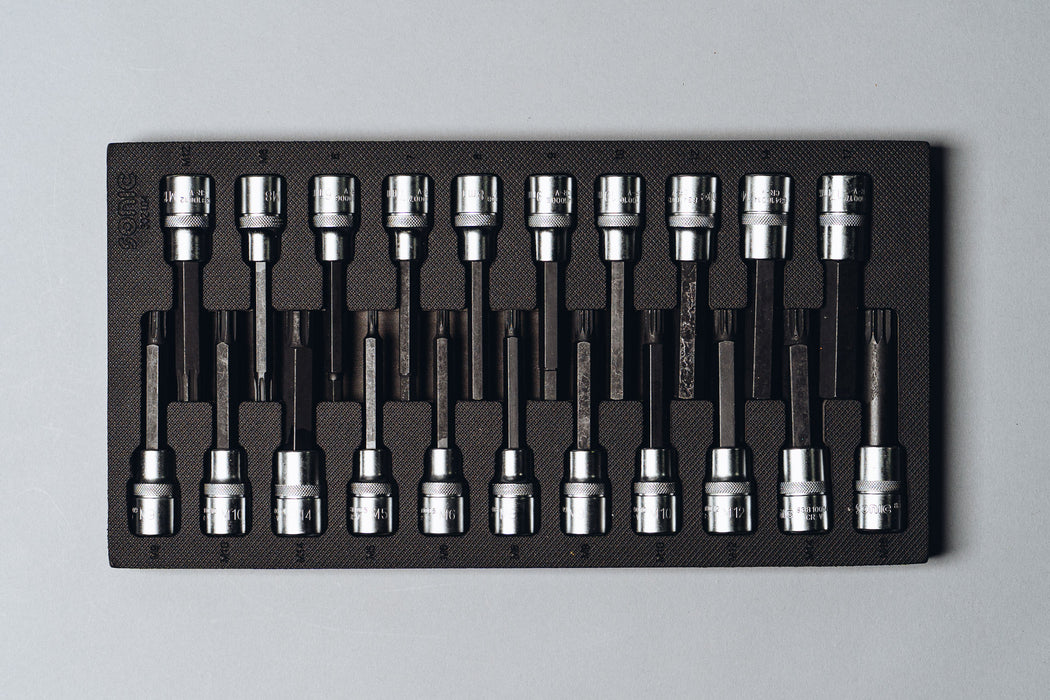 Bit Socket Set 1/2", 21-PCS - SMALL