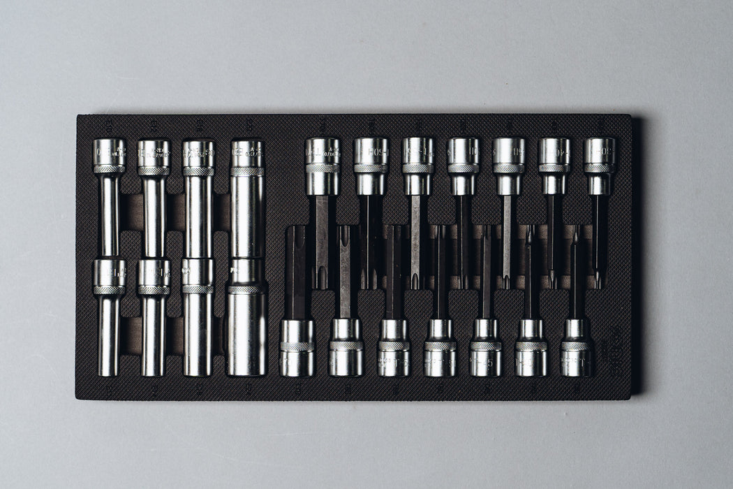 Socket and Bit Socket Set 1/2", 22-PCS - SMALL